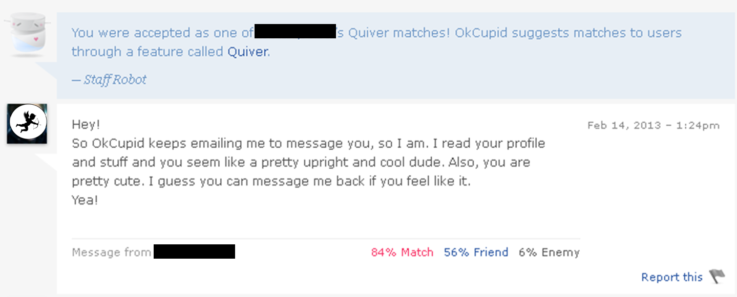 First Message Dating Subject Online