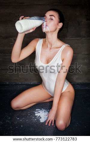 Milk A Drinker Waiting For Sexy