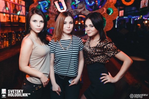 Russia Girls Saint In Petersburg Club Night In