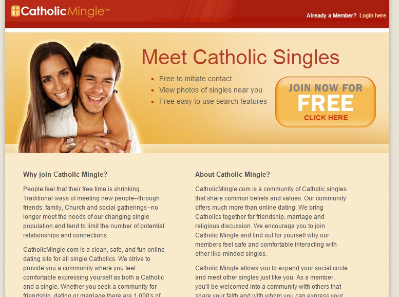 Catholic Fling Dating Looking For Men