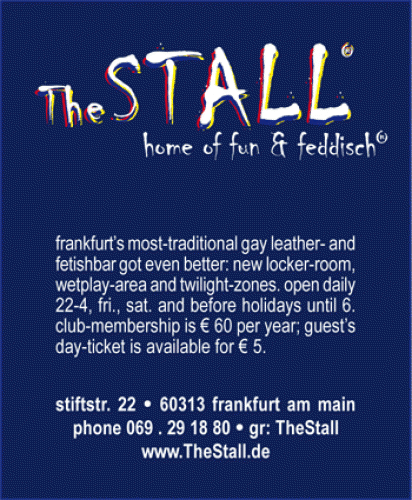 Stall Frankfurt Gay